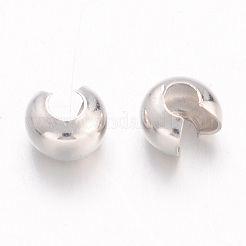 Ottone crimpare perline coperture&nbsp;LS-EC266-1NF