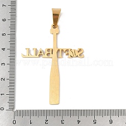 Grands pendentifs en acier inoxydable 304&nbsp;STAS-U040-04G