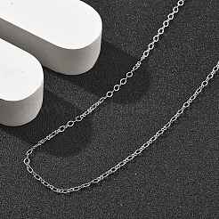 Colliers de chaîne de câble en laiton pour les femmes&nbsp;NJEW-D302-20P