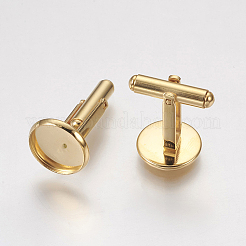 Manschettenknöpfe aus Edelstahl 304&nbsp;LS-STAS-G187-23G-12mm