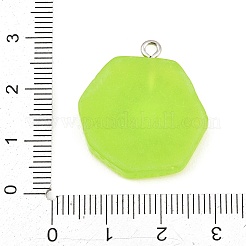 Anhänger aus undurchsichtigem Kunstharz mit Früchten&nbsp;RE-CBA3138-01D-P