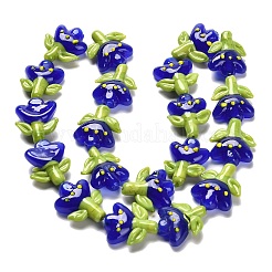 Chapelets de perles vernissées manuelles&nbsp;LAMP-A005-03C