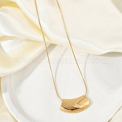 304 collana con ciondolo in acciaio inox a forma di serpente per donna&nbsp;NJEW-M087-01G-03