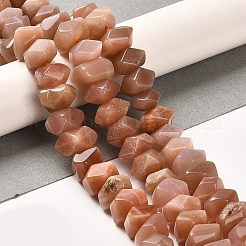 Natürliche sunstone Perlen Stränge&nbsp;G-N327-05-12