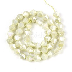 Brins de perles de verre électrolytiques anti-ternissement&nbsp;GLAA-T025-8mm-13J