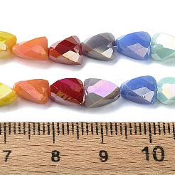 Chapelets de perles en verre électroplaqué&nbsp;EGLA-C004-02