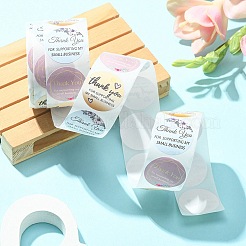 Rollen mit 3 selbstklebenden Geschenkaufklebern aus Papier mit runden Punkten und 25 Mustern&nbsp;STIC-YW0001-01