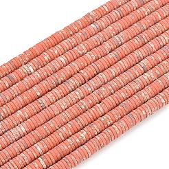Hebras de cuentas de jaspe imperial sintéticas teñidas&nbsp;G-A272-C06-03