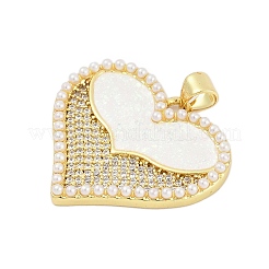Pendentifs en laiton zircon cubique transparent&nbsp;KK-I723-18G-03