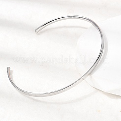 Manschettenarmreifen aus 304 Edelstahl&nbsp;LS-BJEW-D388-01B-P