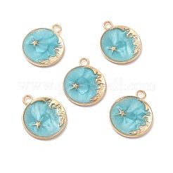 Pendentifs d'émail en alliage&nbsp;ENAM-N054-008F-G