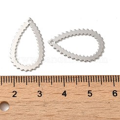 Pendentifs en laiton en forme de larme&nbsp;KK-G480-04A-P