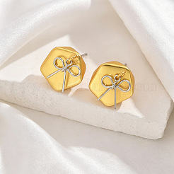 Aretes de aleación para mujer&nbsp;WGC70C0-01