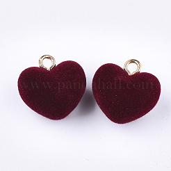 Pendentifs en acrylique flocky&nbsp;X1-FIND-T046-28