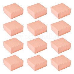 Cajas de almacenamiento de regalo de cartón con textura de rombo&nbsp;CON-TAC0010-03B-05