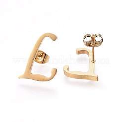 Set di gioielli con pendenti e orecchini a bottone in acciaio inossidabile 304&nbsp;SJEW-P100-12G
