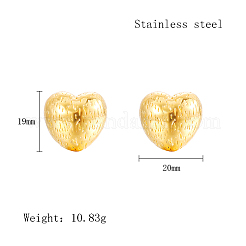 Pendientes de acero inoxidable 304 para mujer&nbsp;FE9821-1