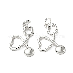 Pendentifs en laiton de placage de rack écologiques&nbsp;KK-F845-44P