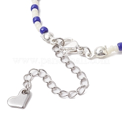 Set di anelli e braccialetti con perline di vetro&nbsp;SJEW-JS01308