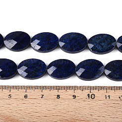 Natürlicher Lapislazuli Perlenstränge&nbsp;G-S354-13x18-A02