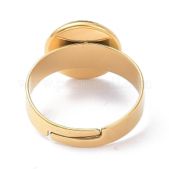 Ionenplattierung (IP) verstellbare Fingerringkomponenten aus Edelstahl 304&nbsp;STAS-P291-01B-G