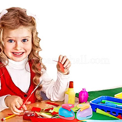 4 Stück 4 Farben Kunststoff-Bastelstanzer für Scrapbooking und Papierbasteln&nbsp;TOOL-FG0001-11
