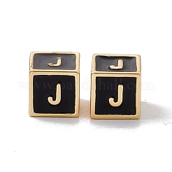 Cremagliera smalto perle di ottone placcatura&nbsp;KK-B060-04G-01J
