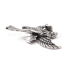Pendenti in acciaio inossidabile 304 in stile tibetano&nbsp;STAS-P305-14AS