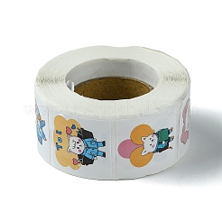 8 styles d'autocollants de récompense de dessin animé en papier auto-adhésif&nbsp;DIY-R083-02B