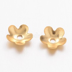 Capuchons de perles en acier inoxydable 304 à placage ionique (IP)&nbsp;X-STAS-K113-01G