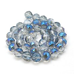 FilI di perline in vetro placcato&nbsp;EGLA-J015-10mm-WLS09