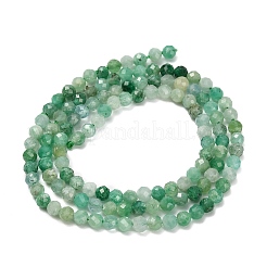 Hebras de cuentas de esmeraldas naturales&nbsp;G-Z106-A02-3mm