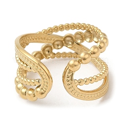 Bague de manchette ouverte en acier inoxydable 304&nbsp;RJEW-K248-04G