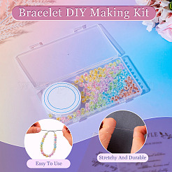 DIY-Set zur Herstellung von Stretch-Armbändern aus runden Acrylperlen&nbsp;DIY-TA0009-87