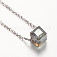Collane con ciondolo in acciaio chirurgico inossidabile 316&nbsp;NJEW-JN01601