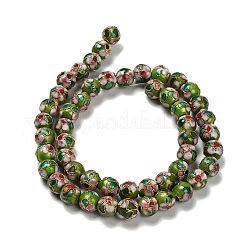 Perles en cloisonné Manuelles&nbsp;CLB-O001-M10-04