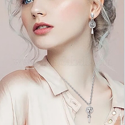 40 pièces 2 styles pendentifs en alliage de style tibétain&nbsp;TIBEP-YW0001-78