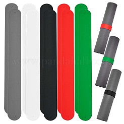 10 pieza de clips de soporte para envoltorios de hierro recubiertos de silicona de 5 colores&nbsp;BJEW-NB0001-04