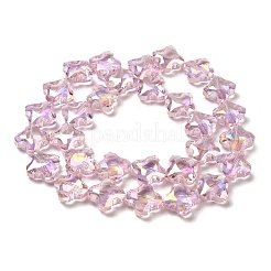 FilI di perline in vetro placcato&nbsp;EGLA-P053-03A-AB01