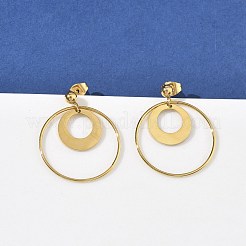 Pendientes colgantes de acero inoxidable 304 con revestimiento iónico (IP)&nbsp;EJEW-D350-02G