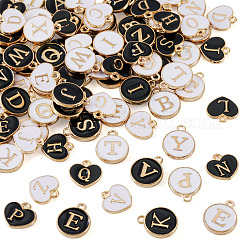 92 breloque en émail avec lettres initiales de l'alphabet A à Z&nbsp;ENAM-TA0003-50
