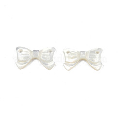 Naturweiße Muschelverbinder-Charms&nbsp;SSHEL-N003-141