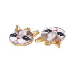 Crémaillère placage pendentifs en émail d'alliage&nbsp;LS-ENAM-K050-02G