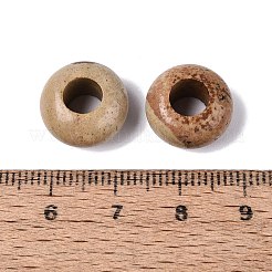 Natur Bildjaspisses europäischen Perlen&nbsp;G-N359-17A-04