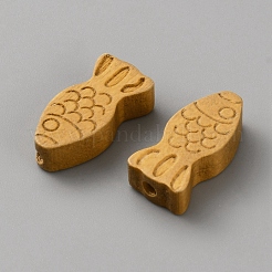 Cuentas de madera teñidos&nbsp;WOOD-CJC0006-028B