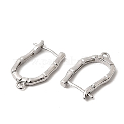 Accesorios para pendientes de aro de latón y bambú&nbsp;KK-A289-06P