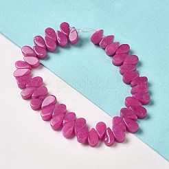 Natürliche weiße Jade perlen Stränge&nbsp;G-B064-B56