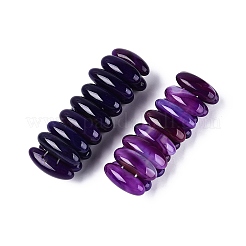 Braccialetti elasticizzati ovali in agata naturale per uomo e donna&nbsp;G-Q601-23E