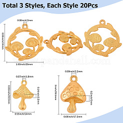 Ciondoli in lega 60 pz 3 stili styles&nbsp;FIND-SC0016-94