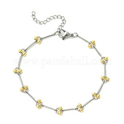 201 bracciali a maglie in acciaio inossidabile per donna&nbsp;BJEW-JB11491